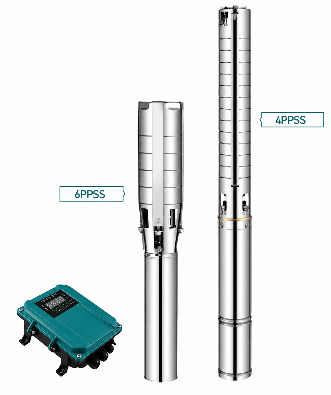 4"-6" DC Stainless Steel Impeller Solar Pump