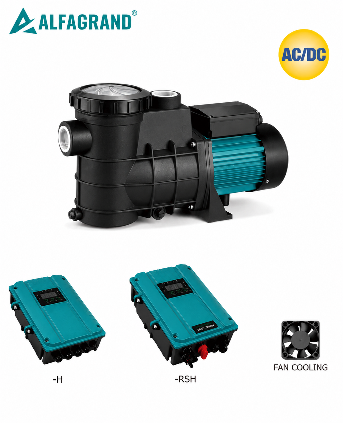 PSP-H AC/DC Swimming Pool Solar Pump